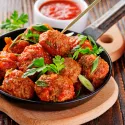 Boulettes sauce Provençale, Rostï de pommes de terre.