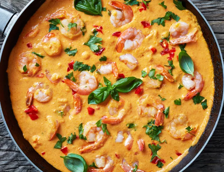 Curry vert de poisson aux légumes,  Riz blanc.