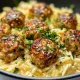BOULETTES DE VOLAILLE,  ORZO CRÉMEUX AUX PARMESAN & CITRON