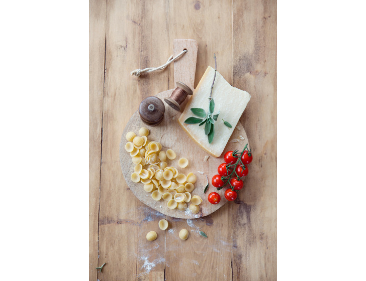 Orecchiette à la saucisse Italienne, sauce crèmée aux brocoli et tomates cerises.