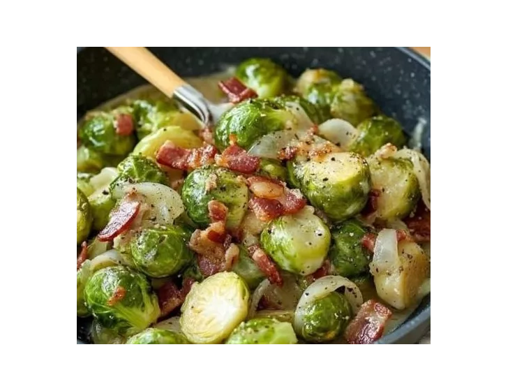 Saucisse sauce aux oignons, pois & carottes, pommes de terre grenailles.	