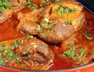 Osso Bucco de Dinde à la Milanaise, Tagliatelle.