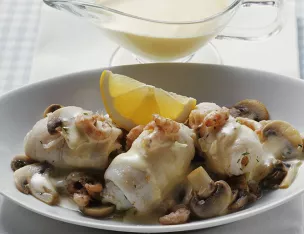Filet de Sole à l'Ostendaise, purée de pommes de terre.