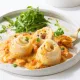 Véritables Boulets Liégeois , Purée de pommes de terre au beurre.