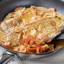 Escalope de dinde à la mexicaine, Linguine