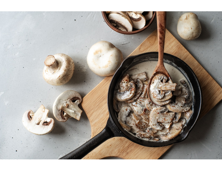 Cordon Bleu maison & Orrechiette aux champignons de Paris